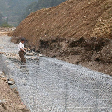 Heiß getaucht Galvanisierter Gabion Korb